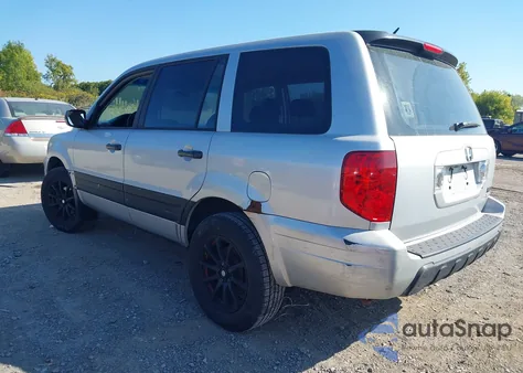 2003 Honda Pilot Lx from USA, damaged, VIN 2HKYF18153H620466